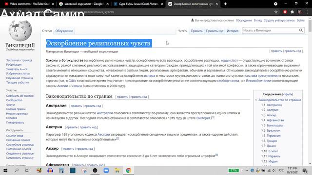 Шведский карикатурист Ларс Вилкс НЕ оскорбил чувств верующих?!(ВАЖНЫЙ МОМЕНТ) смотреть онлайн