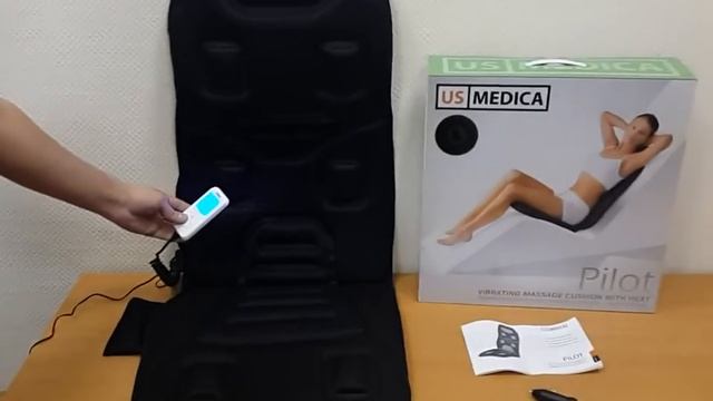 Автомобильная массажная накидка US MEDICA PILOT. Массажная накидка на кресло авто. смотреть онлайн