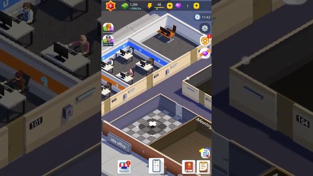 Idle Office Tycoon Game Gameplay смотреть онлайн