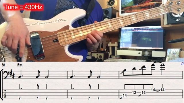 I Just Died In Your Arms. Cutting Crew. Bass cover. [TAB & Score] смотреть онлайн