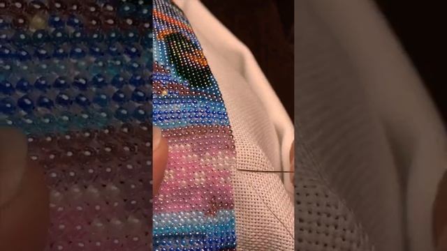 Вышивка бисером на чистой канве Lugana 25ct, от производителя «Золотые ручки» Мелодия дождя ☔️ смотреть онлайн