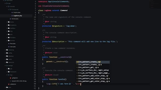 Laravel 5.1 Artisan Command and Scheduler to manage crons смотреть онлайн