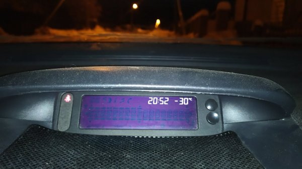 Запуск Рено Флюенс в -30