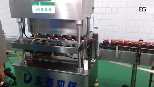 Линия розлива и укупорки стеклянных банок смотреть онлайн