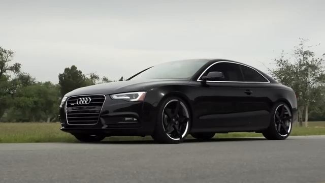 Audi A5 on 20 Invictus-Z Black vs. Machined Finishes Lexani Wheels смотреть онлайн