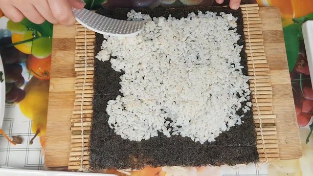 Кимбап Корейский ролл рецепт Korean Roll Gimbap (Kimbap) recipe 김밥 먹방 смотреть онлайн