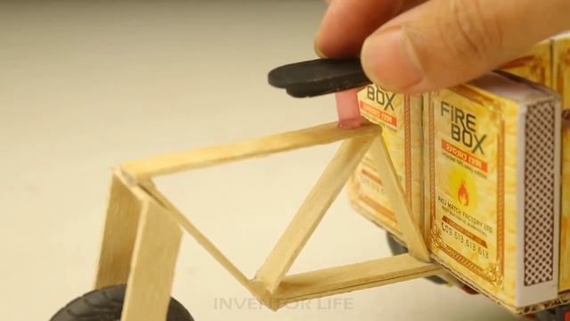 How to Make Cycle Rickshaw at Home - Diy Matchbox Electric Rickshaw Trolley. смотреть онлайн