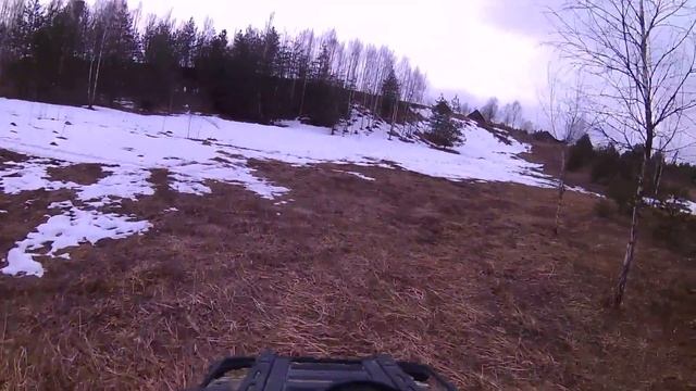 Мотоцикл Enduro 250 и Квадроцикл Brp 650 . Карьер . Экстрим. Часть 2 . смотреть онлайн
