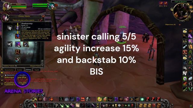 Classic Wotlk- Sub Rogue PvP Talent Guide step by step explanation in depth for max damage and ccs смотреть онлайн