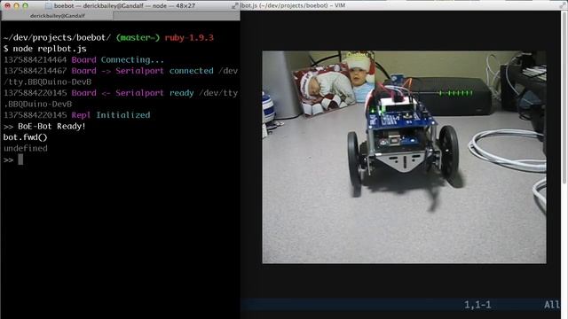 BoEBot With Johnny-Five And Bluetooth смотреть онлайн