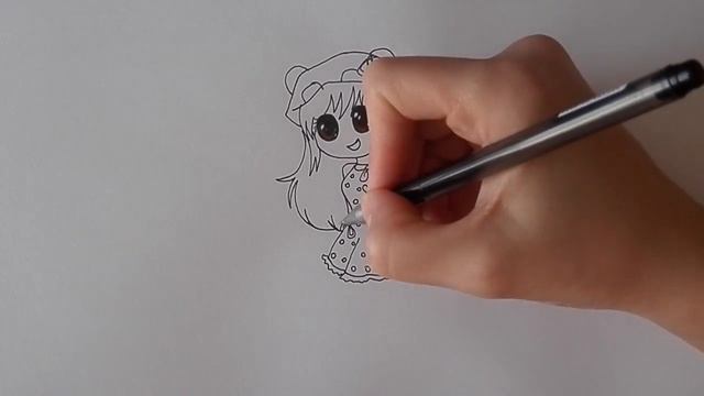 Как нарисовать кавайную ДЕВОЧКУ В КОСТЮМЕ ПАНДЫ/Кавайные рисунки/317/How to draw a GIRL смотреть онлайн