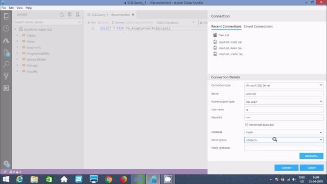 How to Create New Connection in Azure Data Studio смотреть онлайн