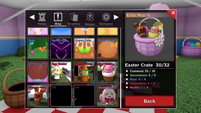EASTER UPDATE ON TOWER HEROES! Complete Review + New Skin Code (Roblox) смотреть онлайн