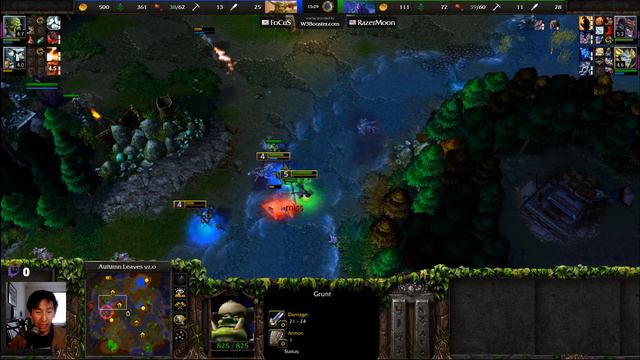 RazerMoon (NE) vs FoCuS (ORC) - Recommended - WarCraft 3 - WC3899 смотреть онлайн