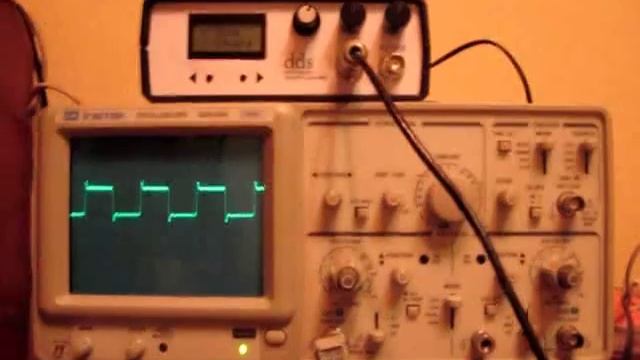 Генератор синуса/прямоугольников на ad9833 смотреть онлайн
