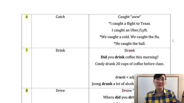 Past Tense Verbs: Part 3 (Irregular Verbs Mini-Series) смотреть онлайн