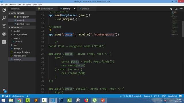 #5 - Better Way of Adding Router in Express/NodeJS | Hindi / Urdu tutorial смотреть онлайн