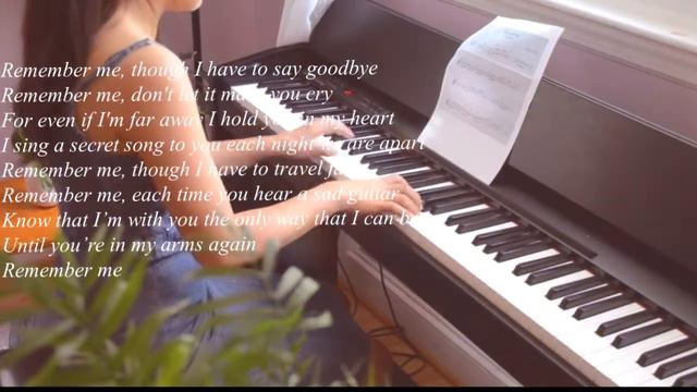 Remember Me (Coco OST) Piano Cover смотреть онлайн