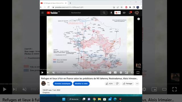 Carte dinvasion de la France par larmée russe daprès les prédictions de Marie Julie Jahenny. смотреть онлайн