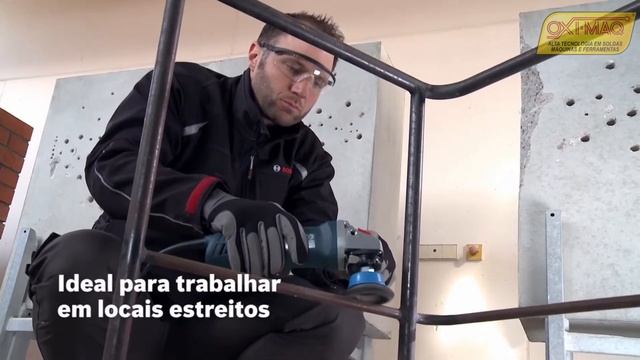 Esmerilhadeira 4.1/2" Bosch GWS 9-125 - 900w смотреть онлайн