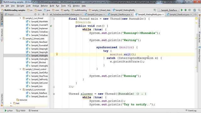 [JuJa] [Core] [Multithreading] 18 Object методы wait notify notyfyAll смотреть онлайн
