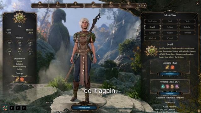 Baldurs Gate 3 : Best Class for Human смотреть онлайн