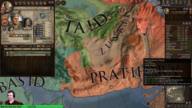Crusader Kings 2 | Empire of the Sun Achievement Run | Livestream Part 22 смотреть онлайн