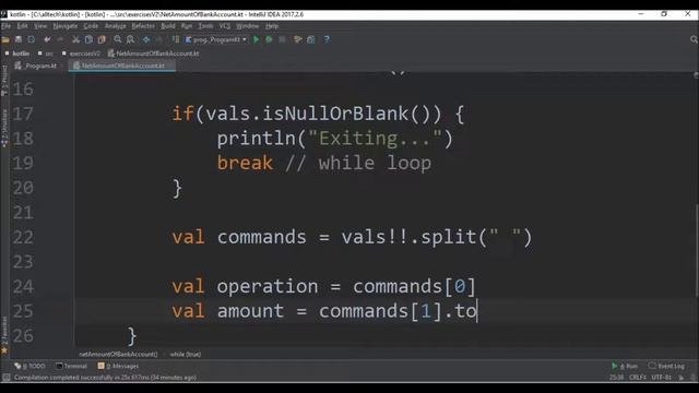 net amount of bank account in kotlin смотреть онлайн