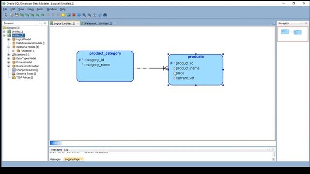 Create Database design in Oracle SQL Developer Data Modeler смотреть онлайн