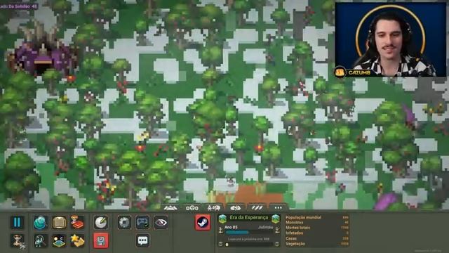 MOD DOS NOMES BRASILEIROS - Jogando Worldbox смотреть онлайн