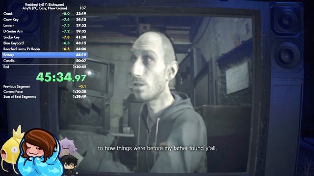 Resident Evil 7 Speedrun | NG Easy | 1h:30m:30s смотреть онлайн