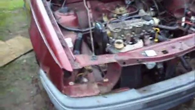 Opel Kadett E C14NZ on the junkyard смотреть онлайн