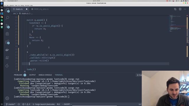 Leetcode Problem 8 in Rust - String to Integer смотреть онлайн