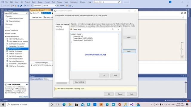 6.SSIS TUTORIAL - HOW TO LOAD DATA FROM A TABLE IN SQL SERVER TO EXCEL SHEET - HINDI смотреть онлайн