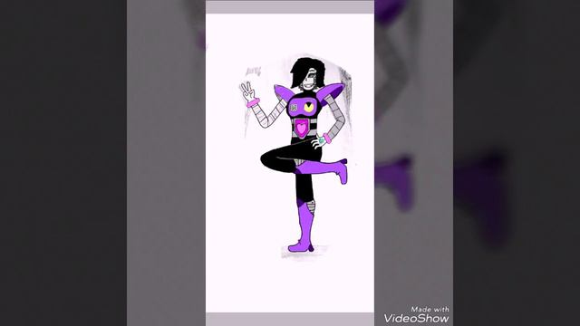 (Undertale) drawing of Mettaton EX смотреть онлайн