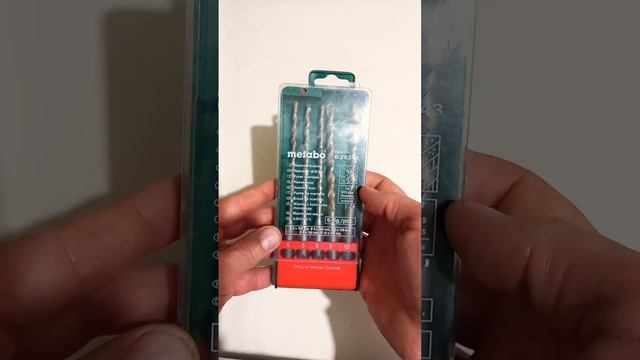 Набор буров от фирмы METABO. A set of drills from METABO. смотреть онлайн