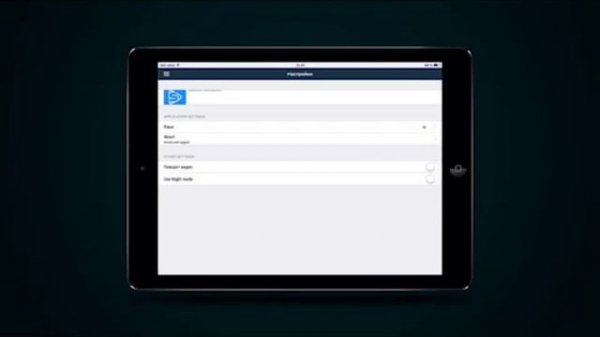 Stream Vision iOS Настройки Приложения