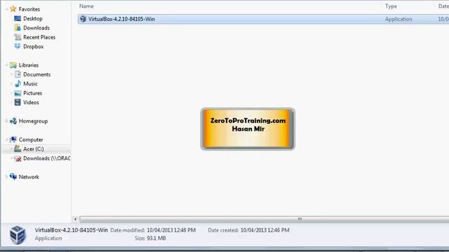 Hadoop Tutorial 6 - Downloading and Installing Oracle VirtualBox смотреть онлайн