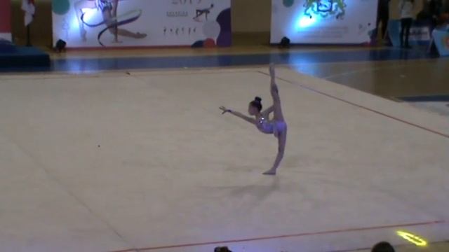 Грузия.Художественная гимнастика# Нониашвили Натиа 11 лет смотреть онлайн