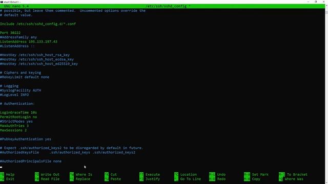 Базовая настройка SSH смотреть онлайн