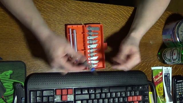 набор скальпелей. посылка с алиэкспресс №35 смотреть онлайн