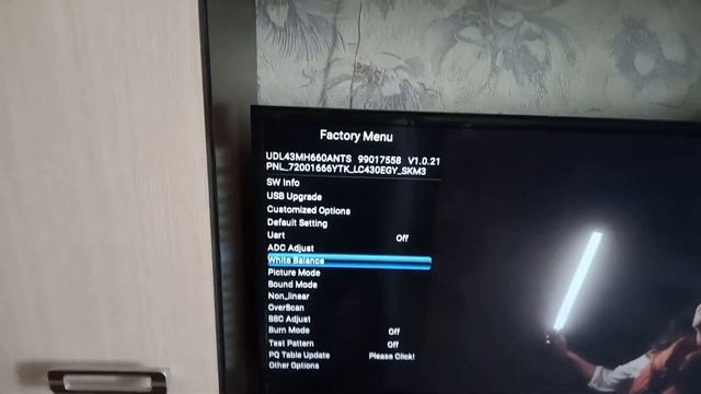 Калибровка цветовой гаммы Dexp U43D9100K! смотреть онлайн