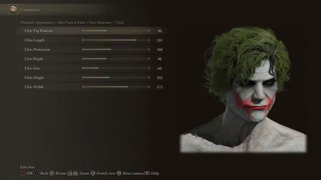 Elden Ring Face Creation Joker Heath Ledger