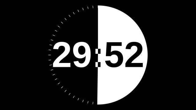 1 Hour Countdown Timer