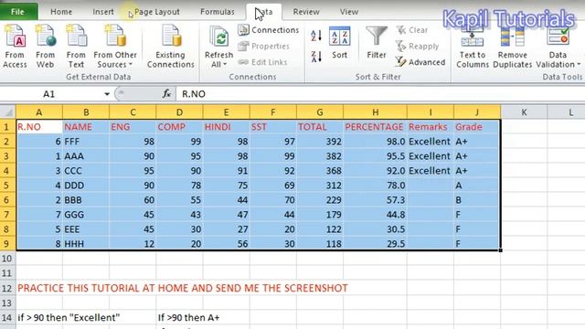Excel 8 Using Sorting and Filtering смотреть онлайн