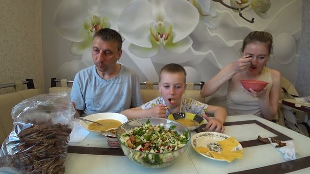 МУКБАНГ ЧЕЧЕВИЧНЫЙ СУП-ПЮРЕ | MUKBANG SOUP FROM NASTYA #mukbang #мукбанг