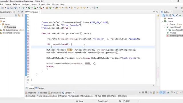 How to add a node into a JTree dynamically in Java? смотреть онлайн