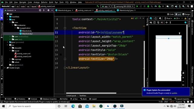 Android Studio app tutorial java How To Send Data From One Activity To Another Activity || #java смотреть онлайн