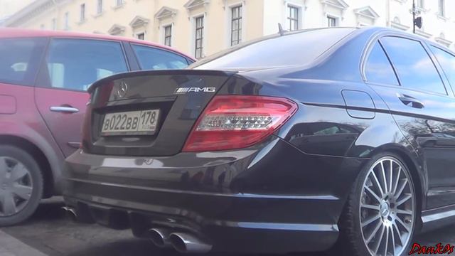 Mercedes-Benz C63 AMG (W204) w/Aftermarket modification - Dark Grey! смотреть онлайн