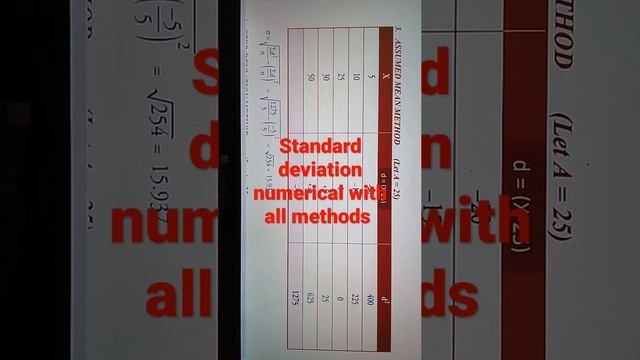 Standard deviation numerical with all methods. смотреть онлайн